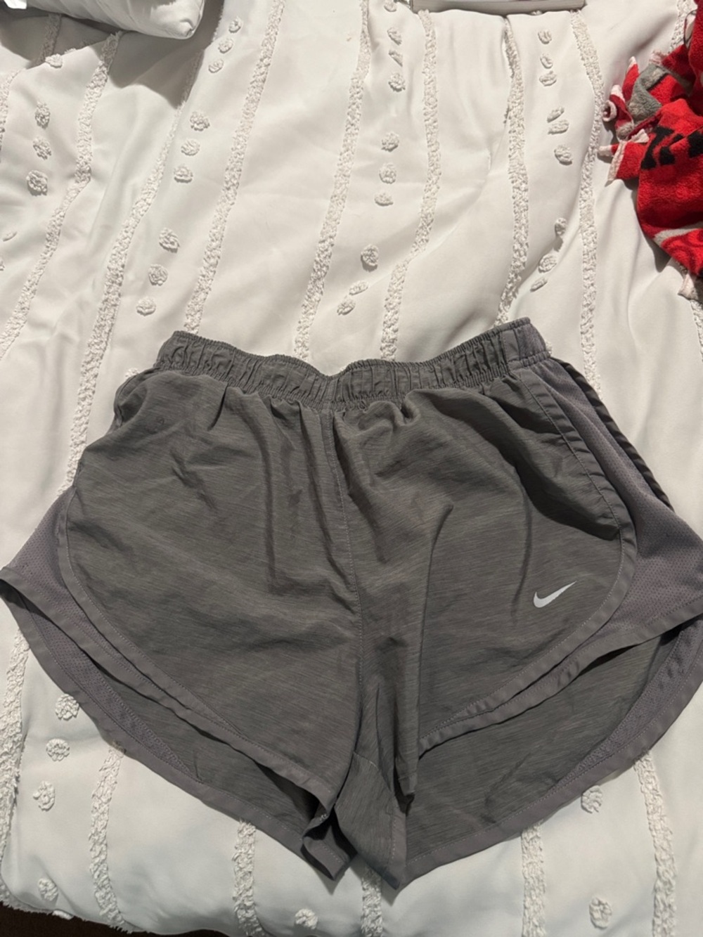 Nike Women's Grey Lightweight Athletic Shorts
